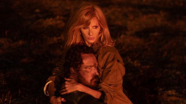 Kelly Reilly and Cole Hauser in Dutton Ranch